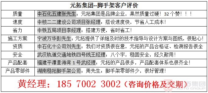 盤扣腳手架怎么核算，2016最新!