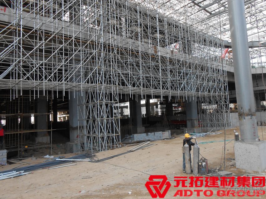 租賃的盤扣式腳手架搭建效率怎么樣？